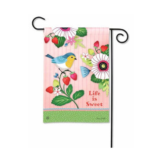 Life is Sweet Garden Flag