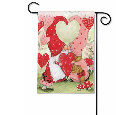 Love Gnomes Garden Flag