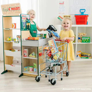 Melissa and Doug metal shopping cart