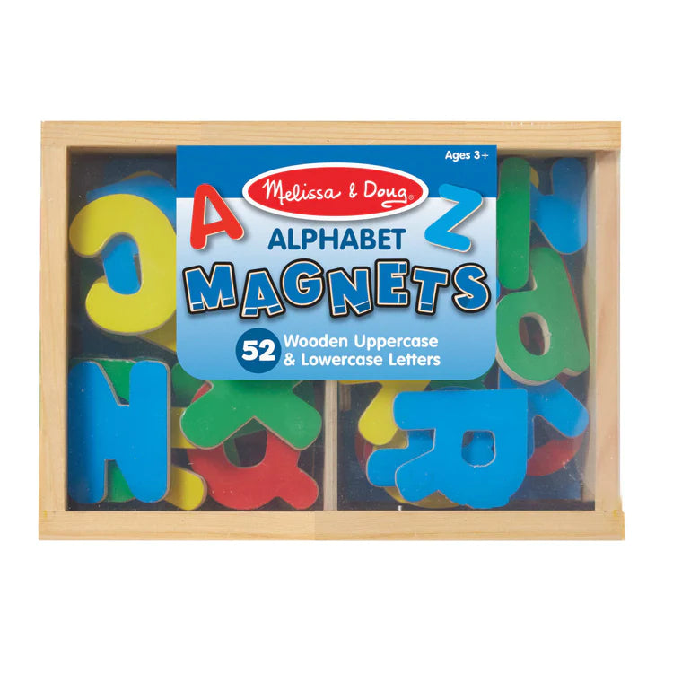 Melissa & Doug Magnetic Wooden Alphabet