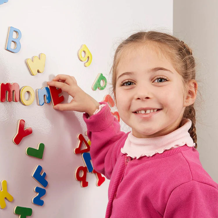 Melissa & Doug Magnetic Wooden Alphabet