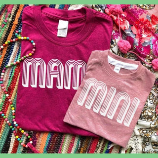 mini kids tee pink
