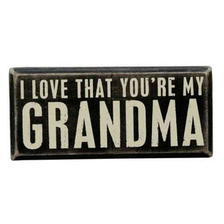 My Grandma Block Sign