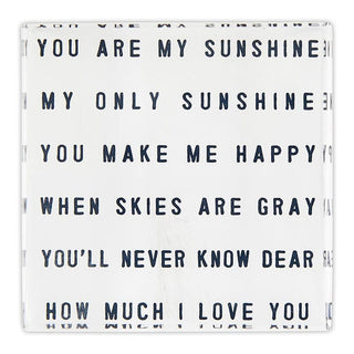 you are my sunshine lucite block
