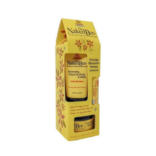Naked Bee Orange Blossom Honey Gift Box with Lotion, Body Butter & Lip Balm