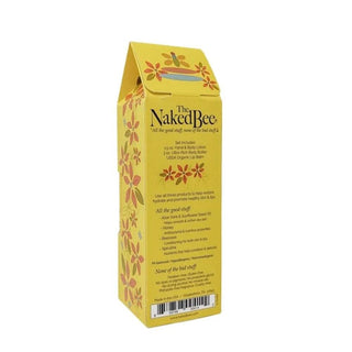 The Naked Bee Organic Honey Skincare Set Back Panel Ingredients List