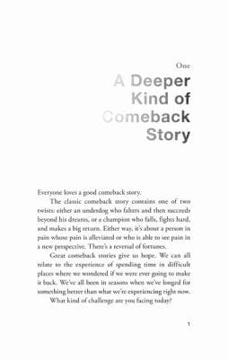 Never Too Far: Coming Back from Defeat and Disappointment to Purpose and Power