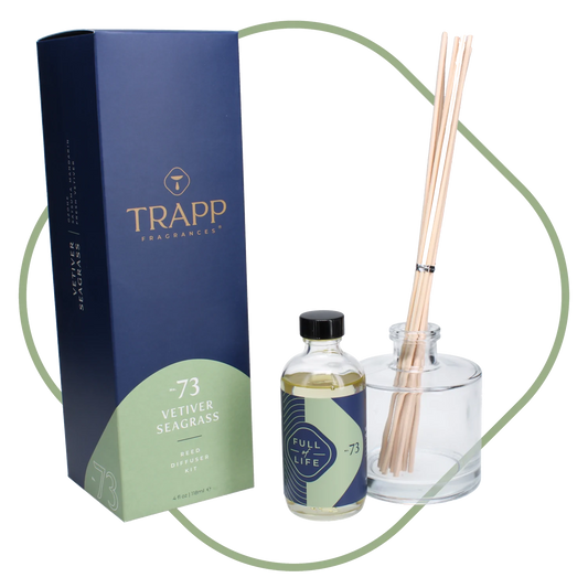 No. 73 Vetiver Seagrass 4 oz. Reed Diffuser Kit