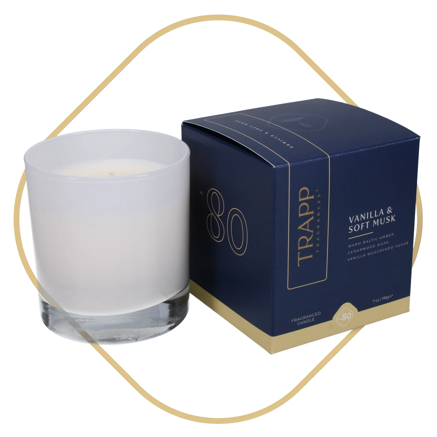 No. 80 Vanilla & Soft Musk 7 oz. Candle in Signature Box