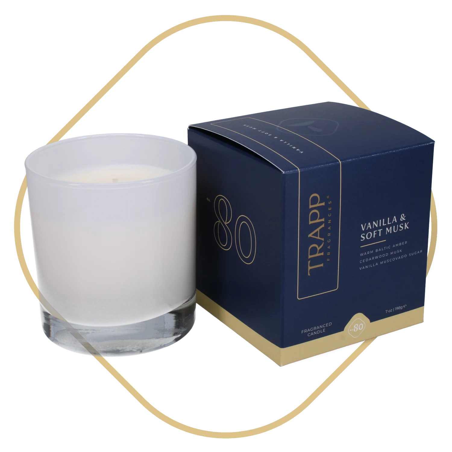 No. 80 Vanilla & Soft Musk 7 oz. Candle in Signature Box