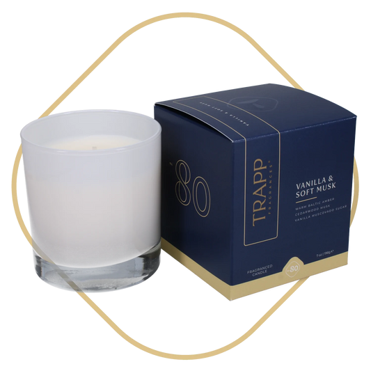 No. 80 Vanilla & Soft Musk 7 oz. Candle in Signature Box