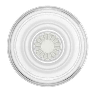 Clear Popsockets phone grip with sunburst hub and concentric ridges