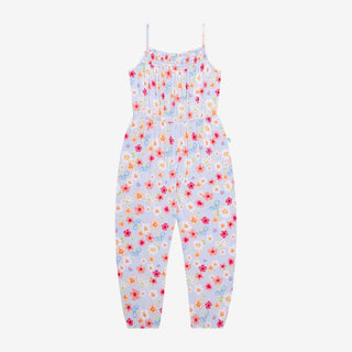 Posh Peanut Smocked Spaghetti Jumpsuit-Carissa