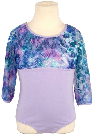 Purple lace leotard