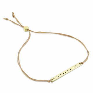 Queen Morse Code Bracelet