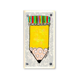 Baxter & Me Home Decor Rainbow Pencil Happy Block
