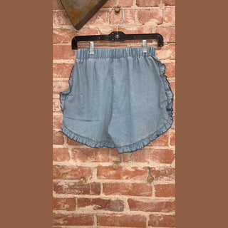 ruffle shorts