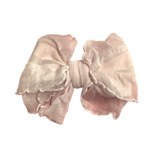 Ruffled 4" Bow on Clip