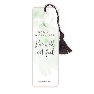 She Will Not Fail Bookmark