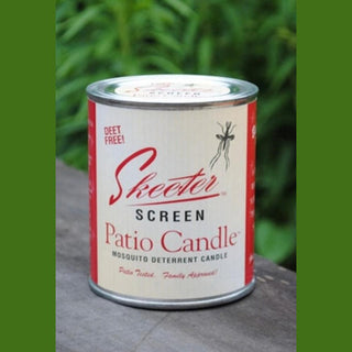skeeter screen patio candle