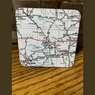 Snyder Vintage Map Coaster