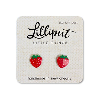 Lilliput Little Things Earrings Strawberry Earrings
