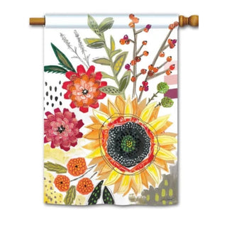 Sunflower Snippets Standard Flag