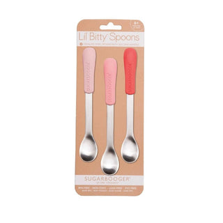 Sweet Pink Lil Bitty Spoon Set Of 3