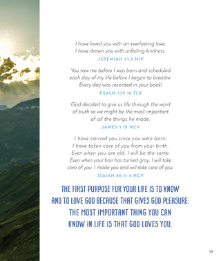 The Purpose Driven Life Selected Thoughts and Scriptures for the Graduate