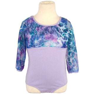 Purple lace leotard