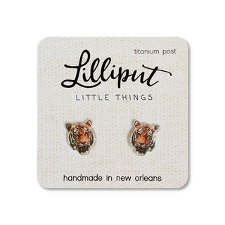 Lilliput Little Things Earrings Tiger Earrings