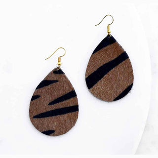 Tiger Print Earrings