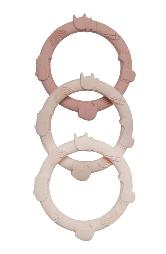 Teething Ring Set-Pink