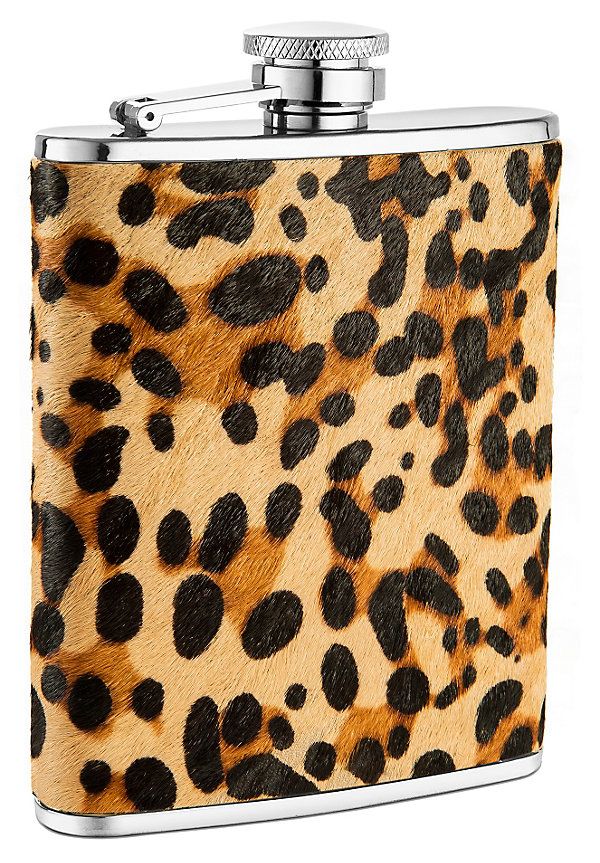 Leopard Print Stainless Steel Flask