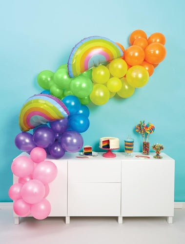 rainbow balloon arch garland kit