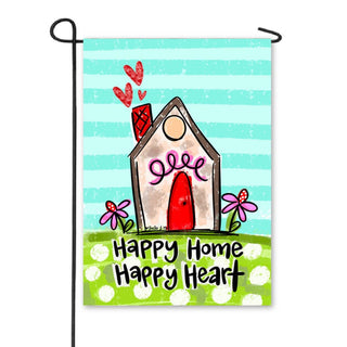 Baxter & Me Garden Happy Home Happy Heart Garden Flag