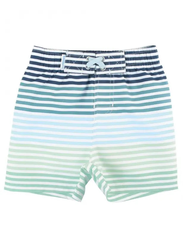 coastal stripe swim trunks