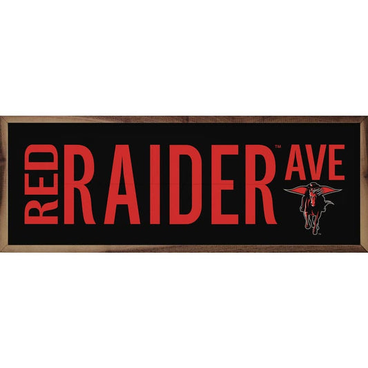 Red Raider Ave Sign