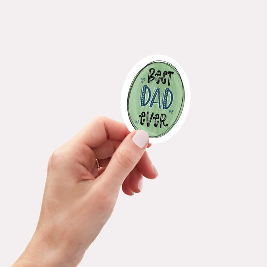 best dad ever sticker