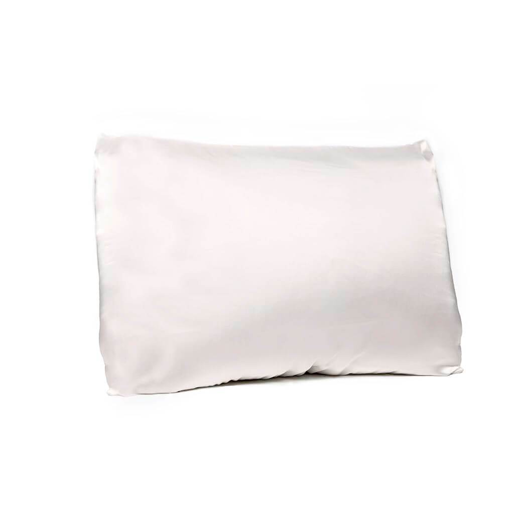 Silk Pillowcase with Zip Closure, King, Ivory