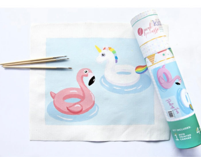 Pink Picasso Paint by Number Floating Fun