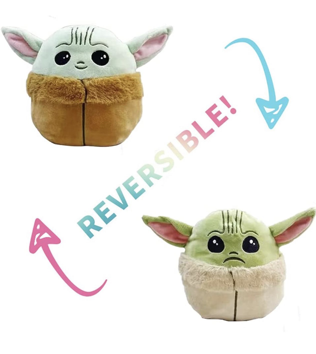 Reversible Yoda Plush