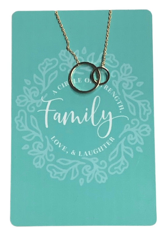 Family Necklace Card