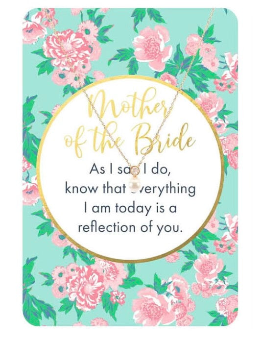 Mother Of The Bride Jewelry Card