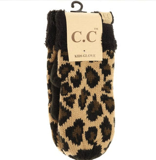 Kid’s CC Fuzzy Lined Gloves