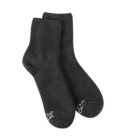 World Softest Crew Socks Black