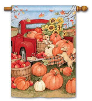 Pumpkin Delivery Standard Flag