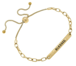Chain ID Plate Bracelet