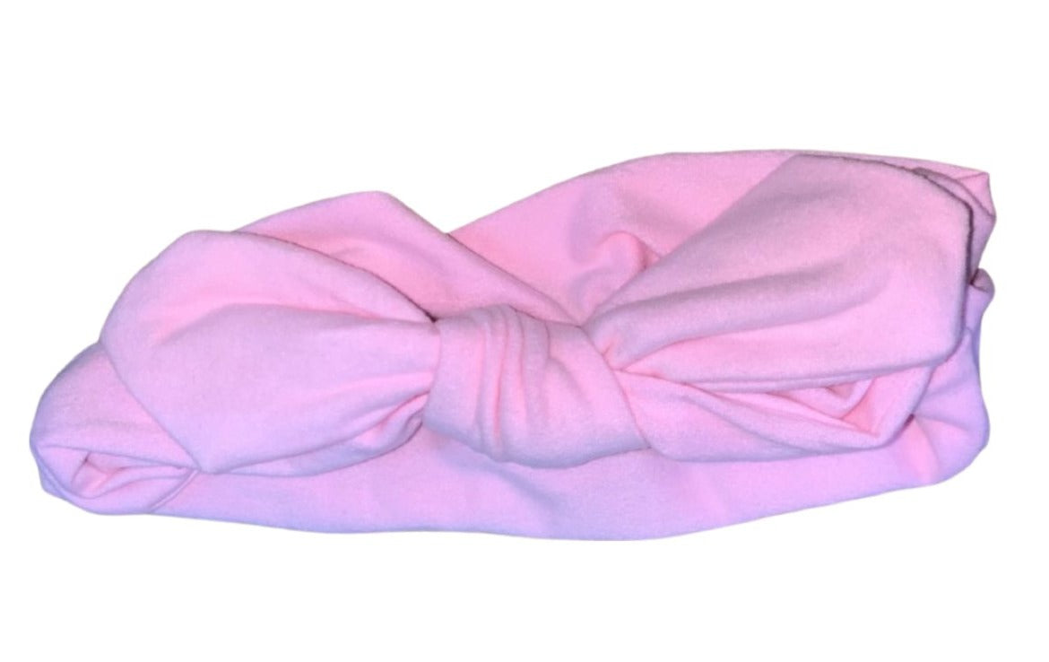 Knit Headband-Soft Pink