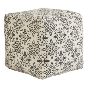 Black & White Pouf